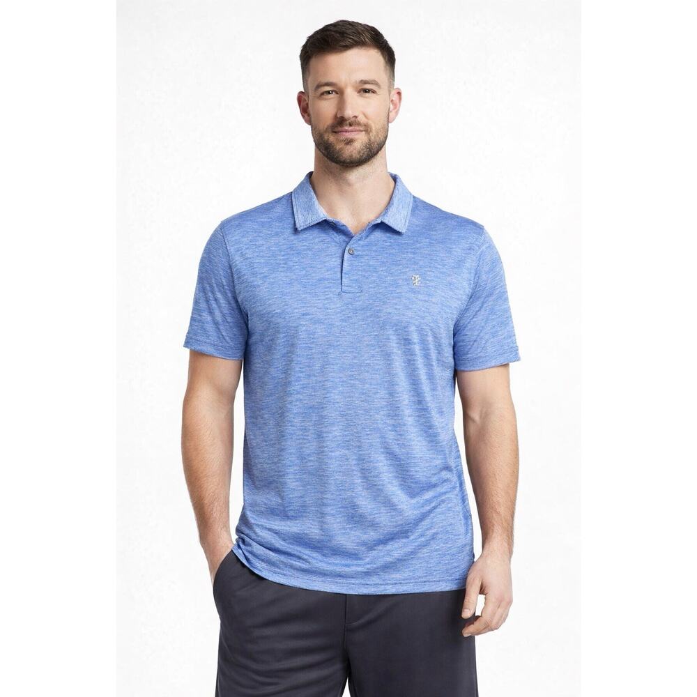 Izod Golf With Stretch Mens Size XXL Blue Gray Short Sleeve Golf ⛳️ Polo